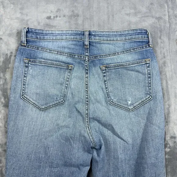 L'AGENCE Jeans Womens Size 30 Blue High Line Skinny High Rise Distressed Grunge - Picture 4 of 12